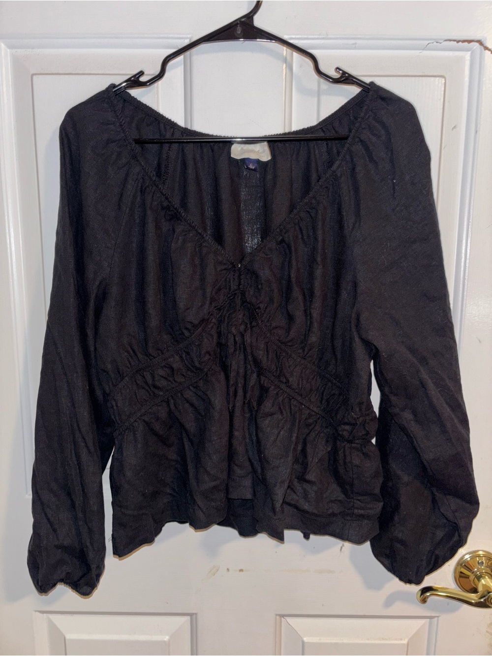 Universal Thread Black Peplum Top